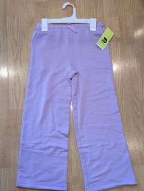 Kids Lavender Fleece Lounge Pants - Unbranded